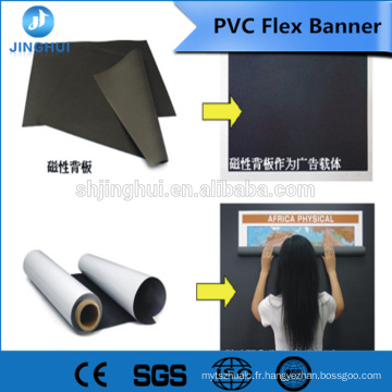 Promotion des médias publicitaires Jinghui 410g Digital Printing Publicité bannière flexible en PVC pour encre solvant et éco-solvant